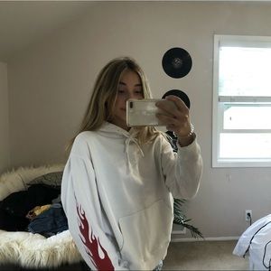BRANDY MELVILLE flame hoodie